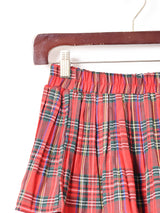 【2色展開】Meridian チェック ラッフルスカート