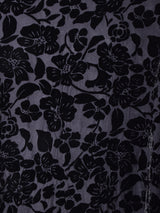 GAP フロッキープリント 花柄 長袖 シアーシャツ