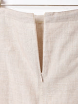 フリンジリネンスカート