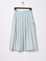 ストライプ フレアスカート