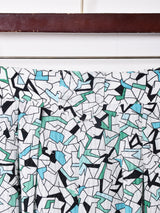 総柄 フロントオープンスカート