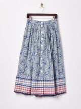 花柄 フレアスカート