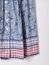 花柄 フレアスカート