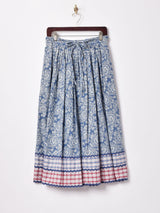 花柄 フレアスカート