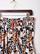 総柄 ティアードスカート