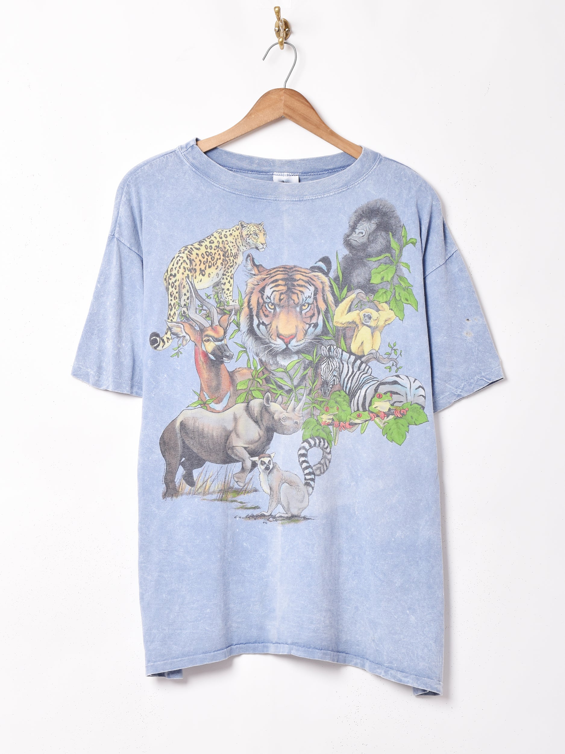 アメリカ製 アニマル プリントTシャツ – 古着屋Top of the Hillの 