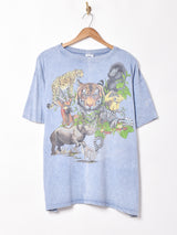 アメリカ製 アニマル プリントTシャツ