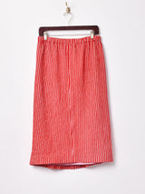 ストライプ タイトスカート