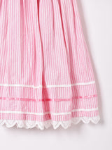 ストライプ チロルスカート