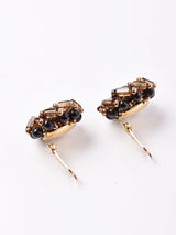 フラワーモチーフ ビーズイヤリング