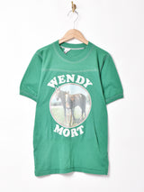 アメリカ製 ホースフォトプリントTシャツ