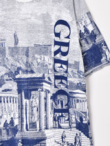 GREECE プリントTシャツ
