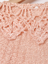 クロシェカラー カーディガン