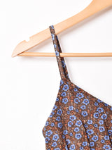 【2色展開】Meridian 小花柄 コーデュロイ キャミソールワンピース