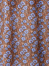 【2色展開】Meridian 小花柄 コーデュロイ キャミソールワンピース