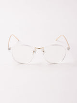 【2色展開】ボストンメガネ