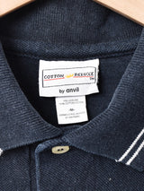 エンブレム刺繍 半袖 ポロシャツ