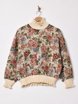 【2色展開】 ゴブラン リブトップス