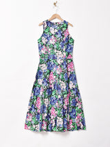アメリカ製 花柄 スリーブレスワンピース