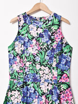 アメリカ製 花柄 スリーブレスワンピース