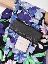 アメリカ製 花柄 スリーブレスワンピース