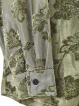 【3色展開】Meridian シアー 長袖ブラウス