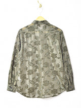 【3色展開】Meridian シアー 長袖ブラウス