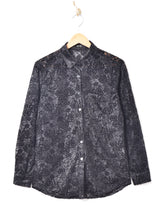 【3色展開】Meridian シアー 長袖ブラウス