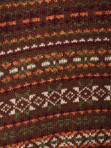 【2色展開】Backers フェアアイル柄 カーディガン