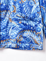 ペイズリー柄 長袖パジャマシャツ