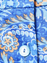 ペイズリー柄 長袖パジャマシャツ