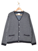 【2色展開】Backers 総柄 カーディガン