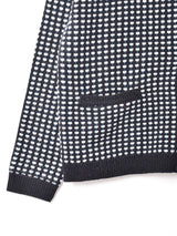 【2色展開】Backers 総柄 カーディガン