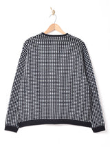 【2色展開】Backers 総柄 カーディガン