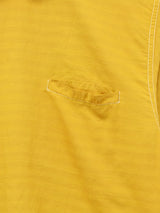 後染め イタリア製  ボーダーデザイン 長袖シャツ