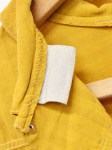 後染め イタリア製  ボーダーデザイン 長袖シャツ