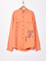 Ralph Lauren ドラゴンデザイン 長袖シャツ