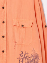 Ralph Lauren ドラゴンデザイン 長袖シャツ