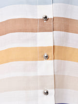 ボーダー 長袖シャツ