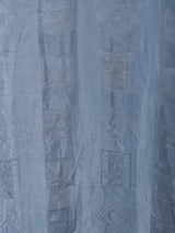 織柄 長袖シャツ