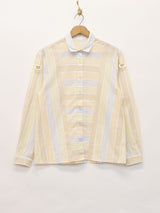 マルチストライプ 長袖シャツ