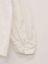 コットンレース パフスリーブ 長袖ブラウス