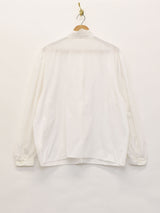 コットンレース パフスリーブ 長袖ブラウス