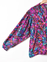 フランス製 総柄 長袖シャツ