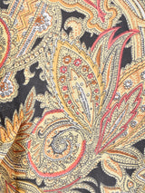 総柄 オープンカラー 長袖シャツ