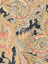 総柄 オープンカラー 長袖シャツ