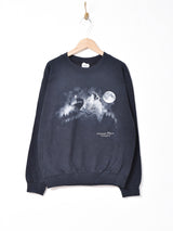 アニマルプリントスウェットシャツ