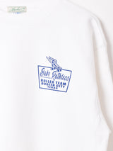 【2色展開】 サイドリブ プリント スウェットシャツ【Roller Skate】