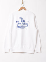 【2色展開】 サイドリブ プリント スウェットシャツ【Roller Skate】