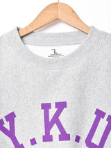 【2色展開】サイドパネル スウェットシャツ Y.K.U